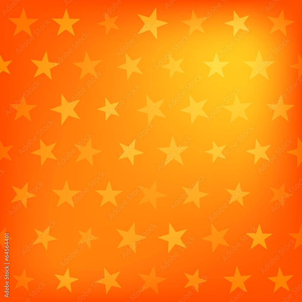 Orange stars pattern Orange stars pattern