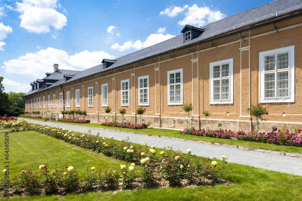 Kozel Palace with garden, Czech Republic