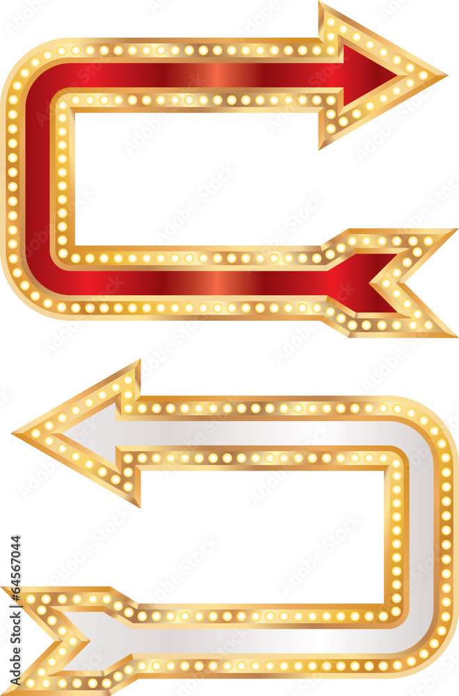 Fototapeta premium arrow billboard