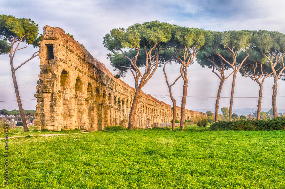 Fototapeta premium Park of the Aqueducts, Rome