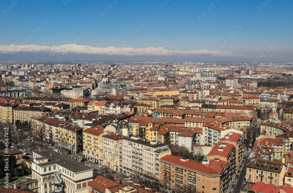 Turin Cityscape from Mole Antonelliana