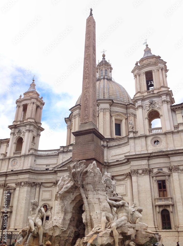 Roma - Obelisco di Domiziano - Piazza Navona