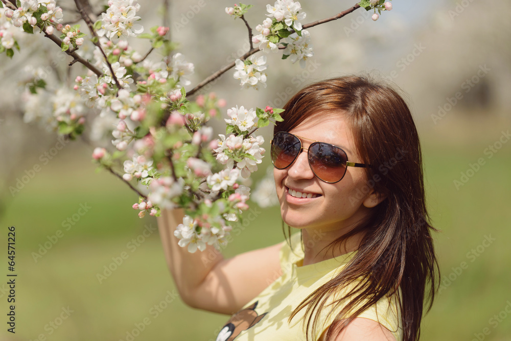 Smiling Woman in Sunglasses Smiling Woman in Sunglasses