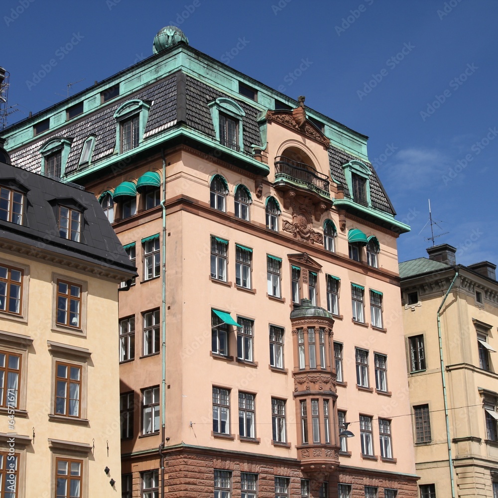 Stockholm apartment building