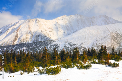 Hala Gasienicowa, winter landscape, High Tatra Mountains