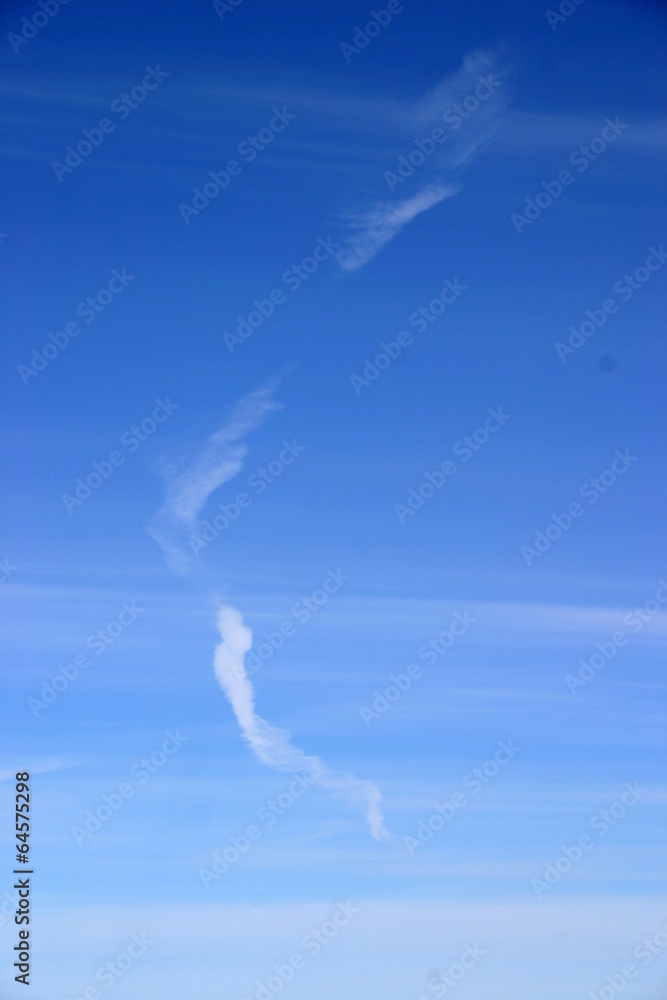 Fototapeta premium Ślad na niebie