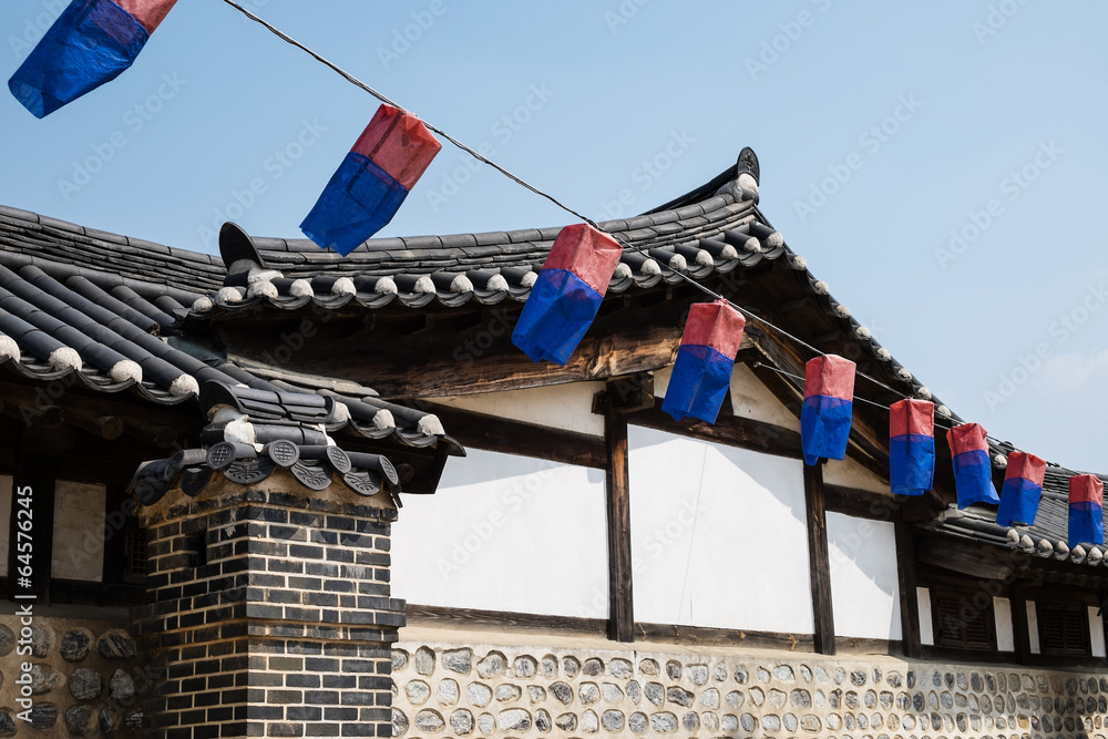 Fototapeta premium Hanok Haus Korea