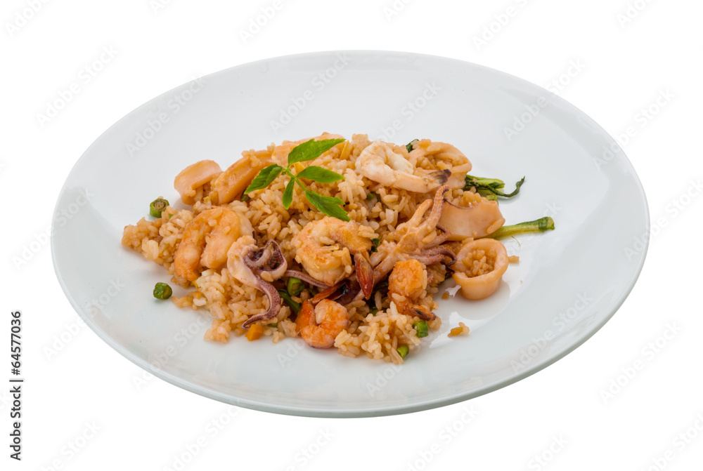 Rice with seafood Rice with seafood