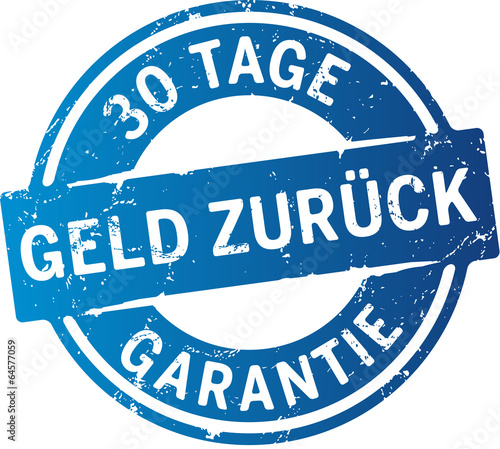 Button 30 Tage Geld zurück Garantie