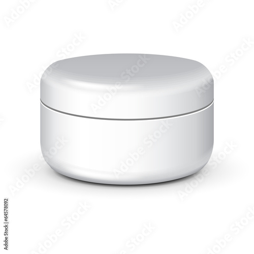 Cream, Gel Or Powder, Light Gray, White, Jar Can Cap Bottle