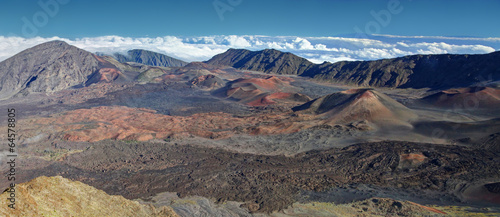 Caldera of the Haleakala volcano Maui, Hawaii