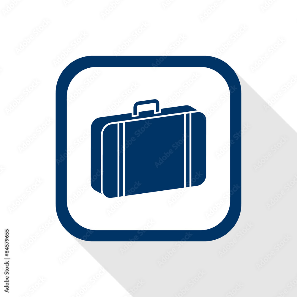 square blue icon case with long shadow square blue icon case with long shadow