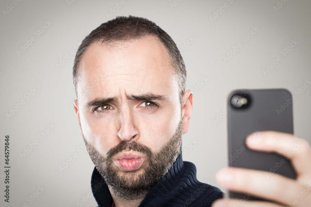 Taking a selfie