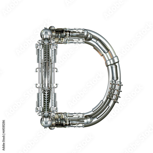 Alphabet technically, Letter D