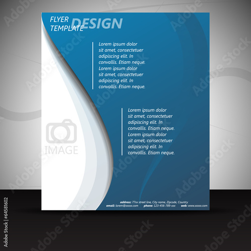 Business flyer template or corporate banner