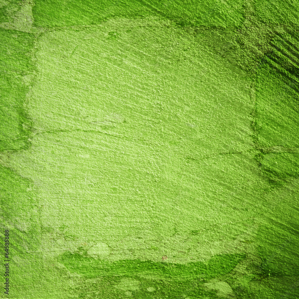 Fototapeta premium Grain green paint wall background or texture