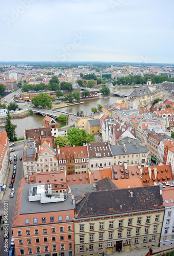 Panorama Wroclaw with River