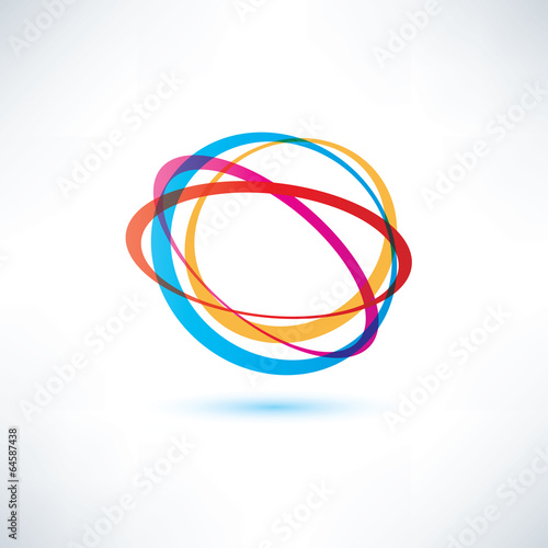 abstract vector symbol, business deisign element