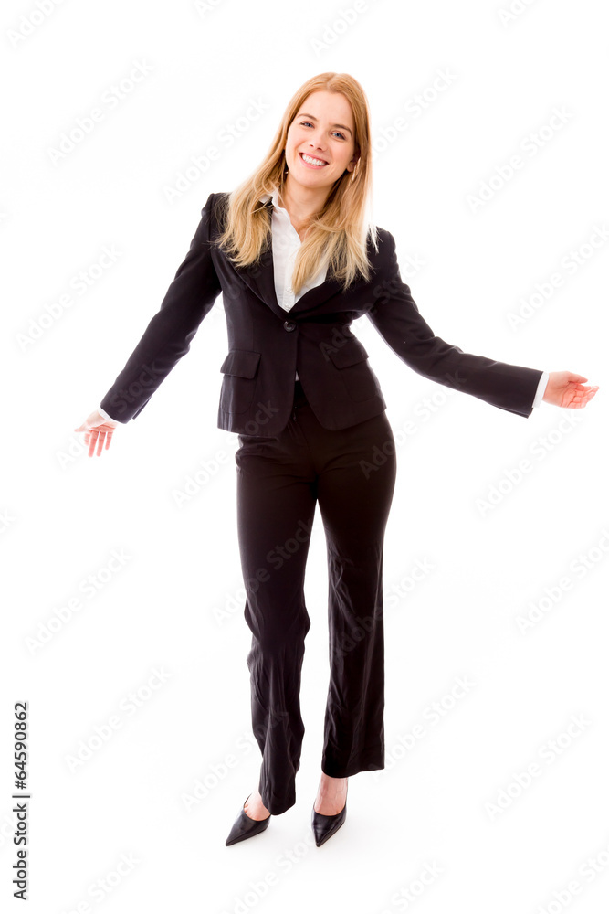 Confident businesswoman smiling Confident businesswoman smiling