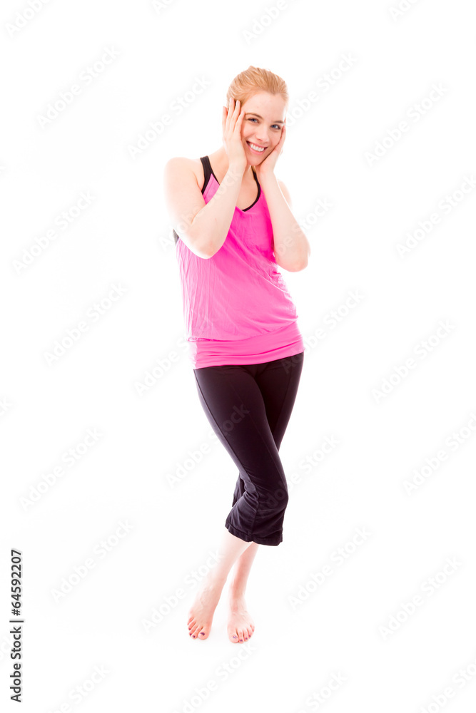 Fototapeta premium Young woman smiling