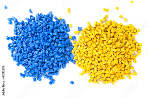 Obraz na płótnie plastic polymer granules