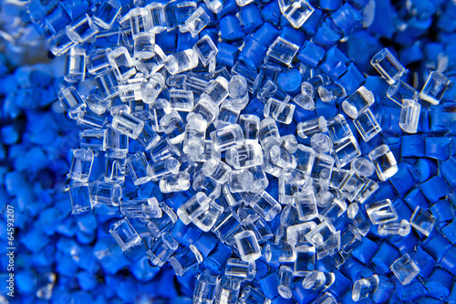Obraz na płótnie plastic polymer granules