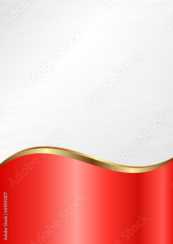white and red background divided into two