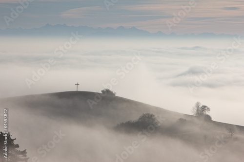 Nebelstimmung am Bisberg im Hegau