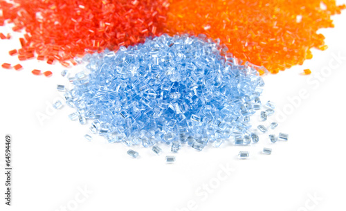 Obraz na płótnie plastic polymer granules