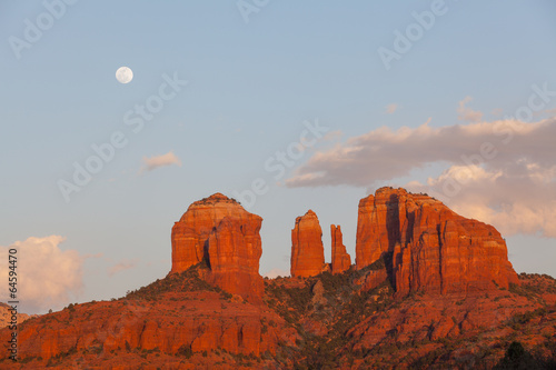 Cathedral Rock Moonrise