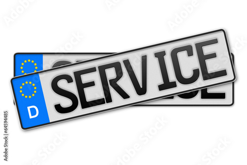 Auto Kennzeichen Service