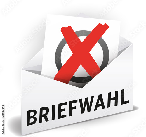 Briefumschlag Briefwahl
