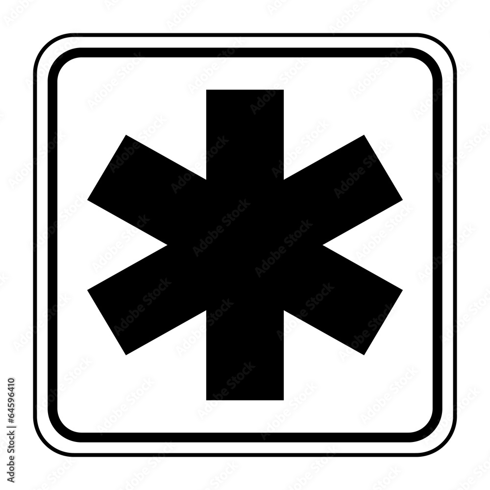 Fototapeta premium Logo ambulance.