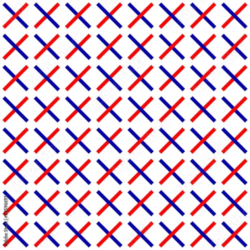 TRAMA X LINEE INCROCIATE ROSSO BLU