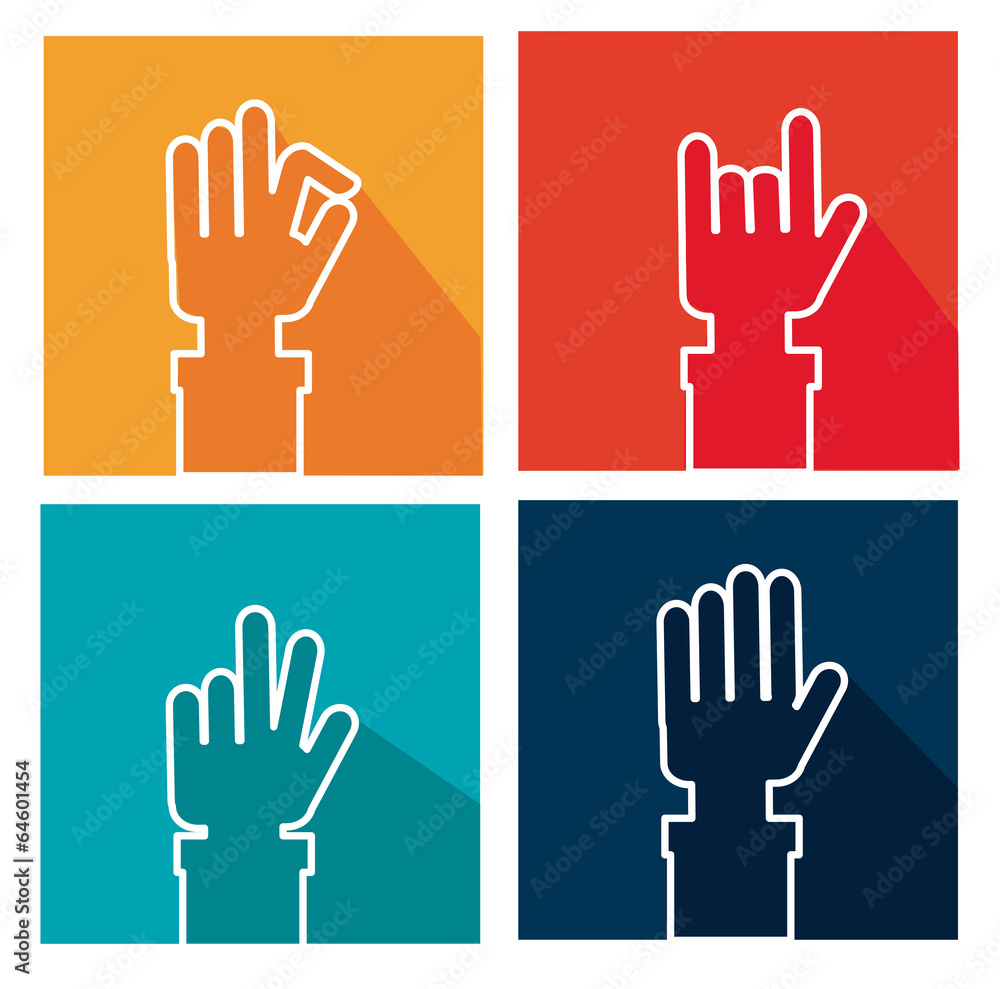 Fototapeta premium Hands design