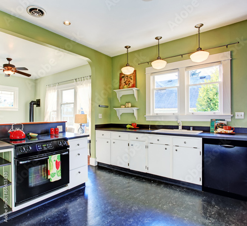 Kitchen room interior