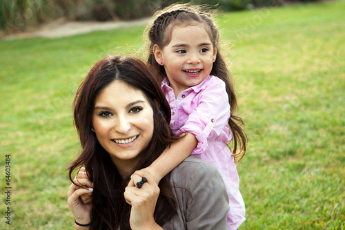 mom and daughter