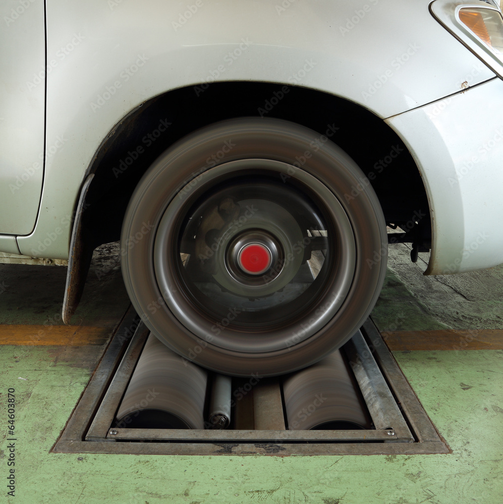 brake testing system of car brake testing system of car