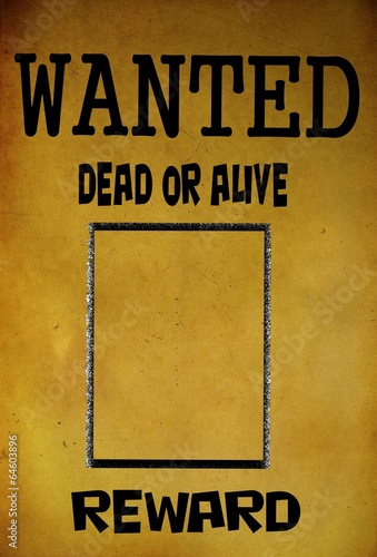 vintage wanted poster template