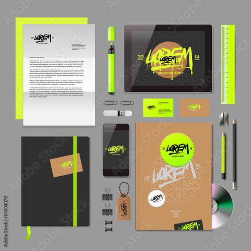 Corporate identity mock-up