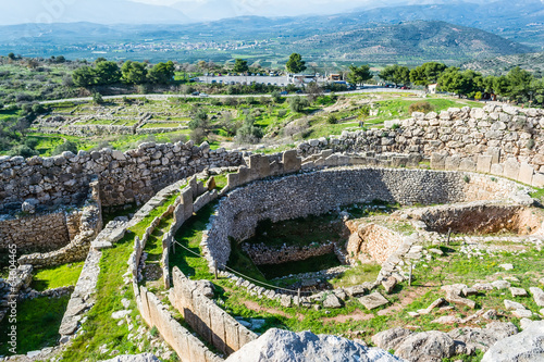 Mycenae, archaeological place in Greece photo