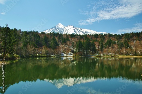 WETLAND Himenuma-pond 姫沼と利尻山 photo