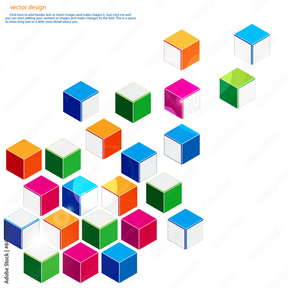 Square abstract design Square abstract design