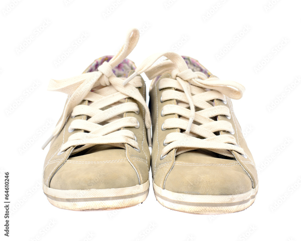 Women's Shoes Isolated on White Background Women's Shoes Isolated on White Background