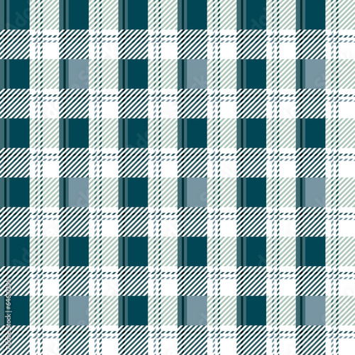 Seamless cheched blue and white pattern. Vector illustration