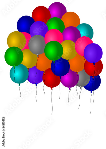 renkli balonlar photo
