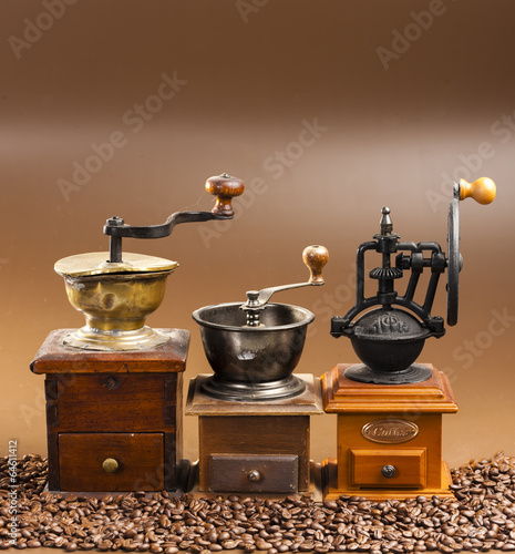coffee mills with coffee beans