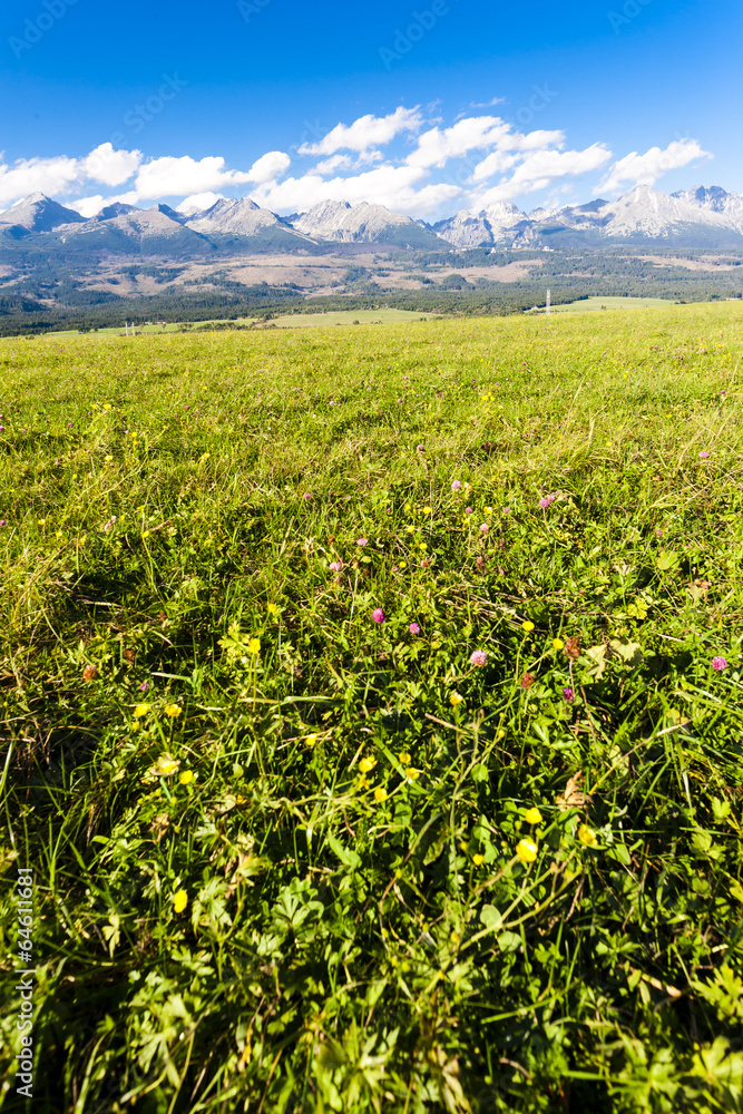 Western part of Vysoke Tatry (High Tatras), Slovakia Western part of Vysoke Tatry (High Tatras), Slovakia