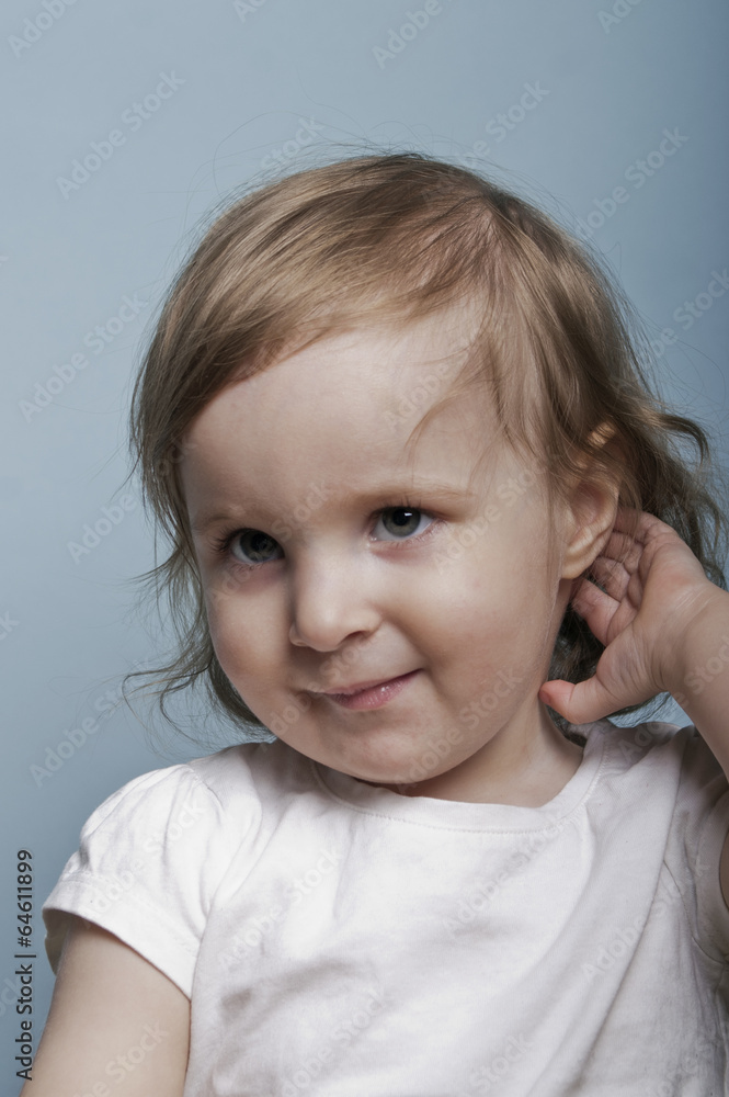 Naklejka premium baby listen