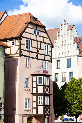 complex of medieval houses called Spalicek, Cheb, Czech Republic